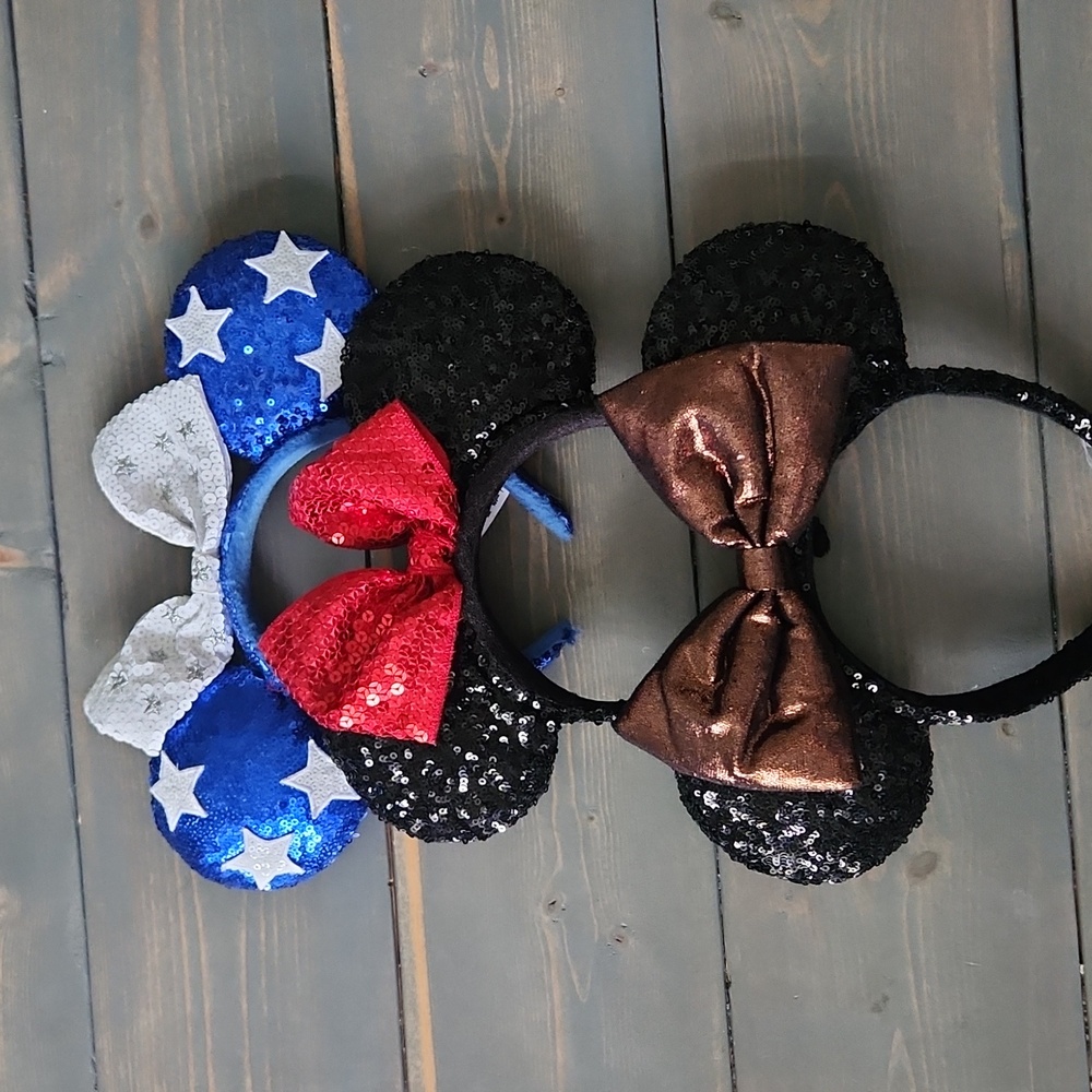 Disney Set of 3 Minnie Mouse ears